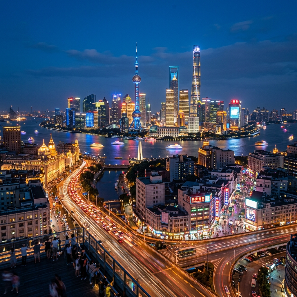 Shanghai skyline